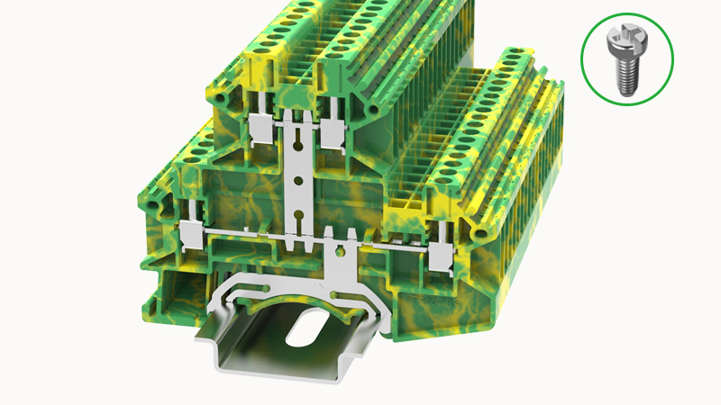 Заземляющая клемма DCKKB2.5-PE-01P-1C-02Z(H)