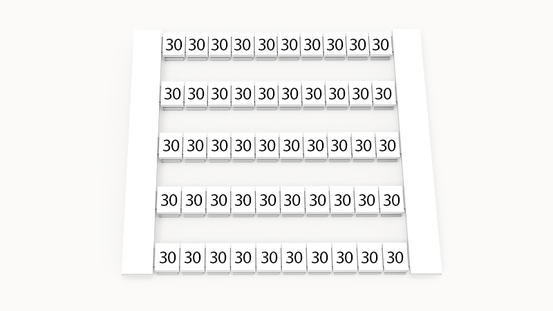 Маркировка (в кассетах) DEK5-50P-19-127Z(H)