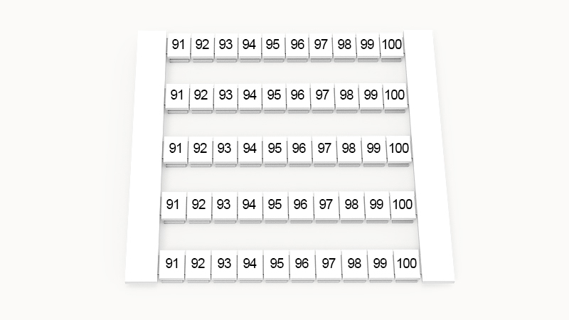 Маркировка (в кассетах) DEK5-50P-19-42Z(H)