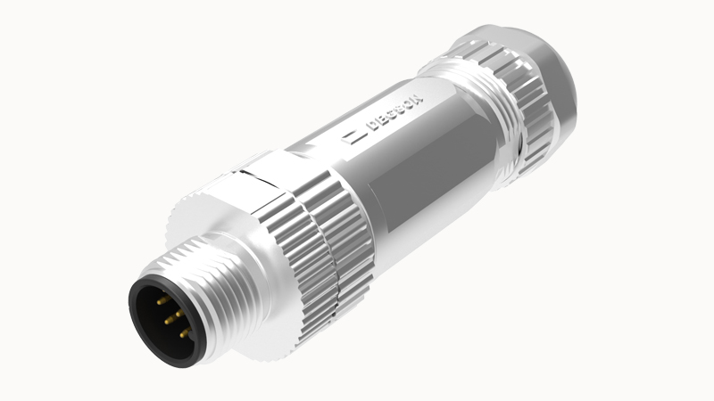 Вилочный разъем PASH-M12A-10P-MM-SL7002