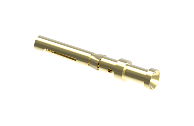 Розеточный обжимной контакт (Au) SCGF-010-0.37