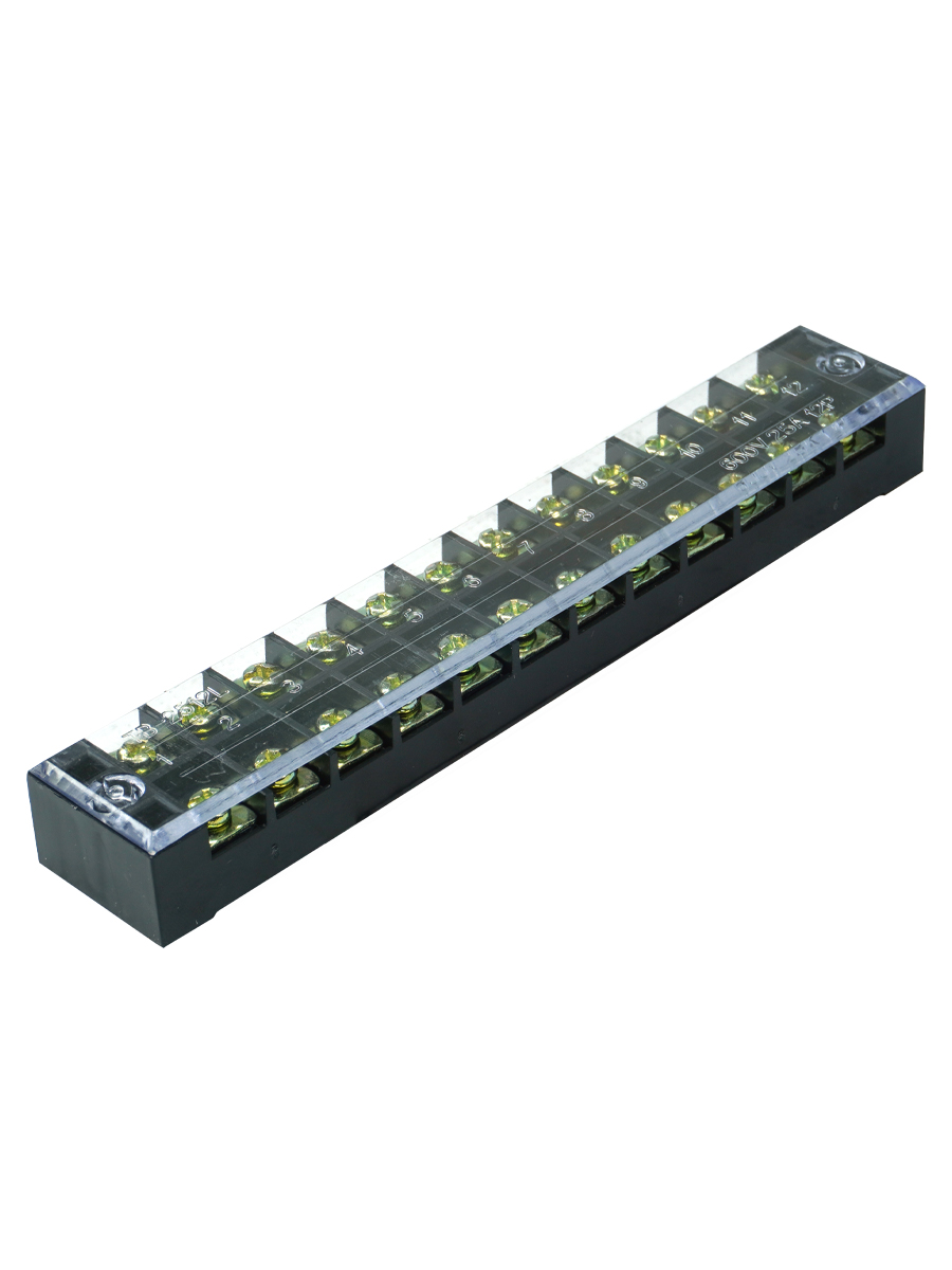ТВ-2512, 25А, 12 клеммных пар, IP30, блок зажимов  (ЭТ)