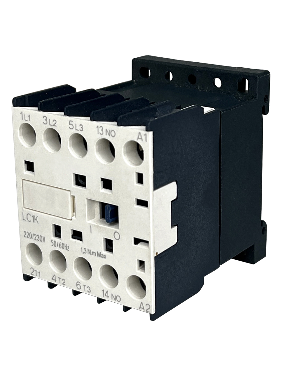 LC1K0601J7, 3Р, 6А, 1НЗ, 12В/50/60Гц, винтовой зажим, контактор  электромагнитный  (ЭТ)