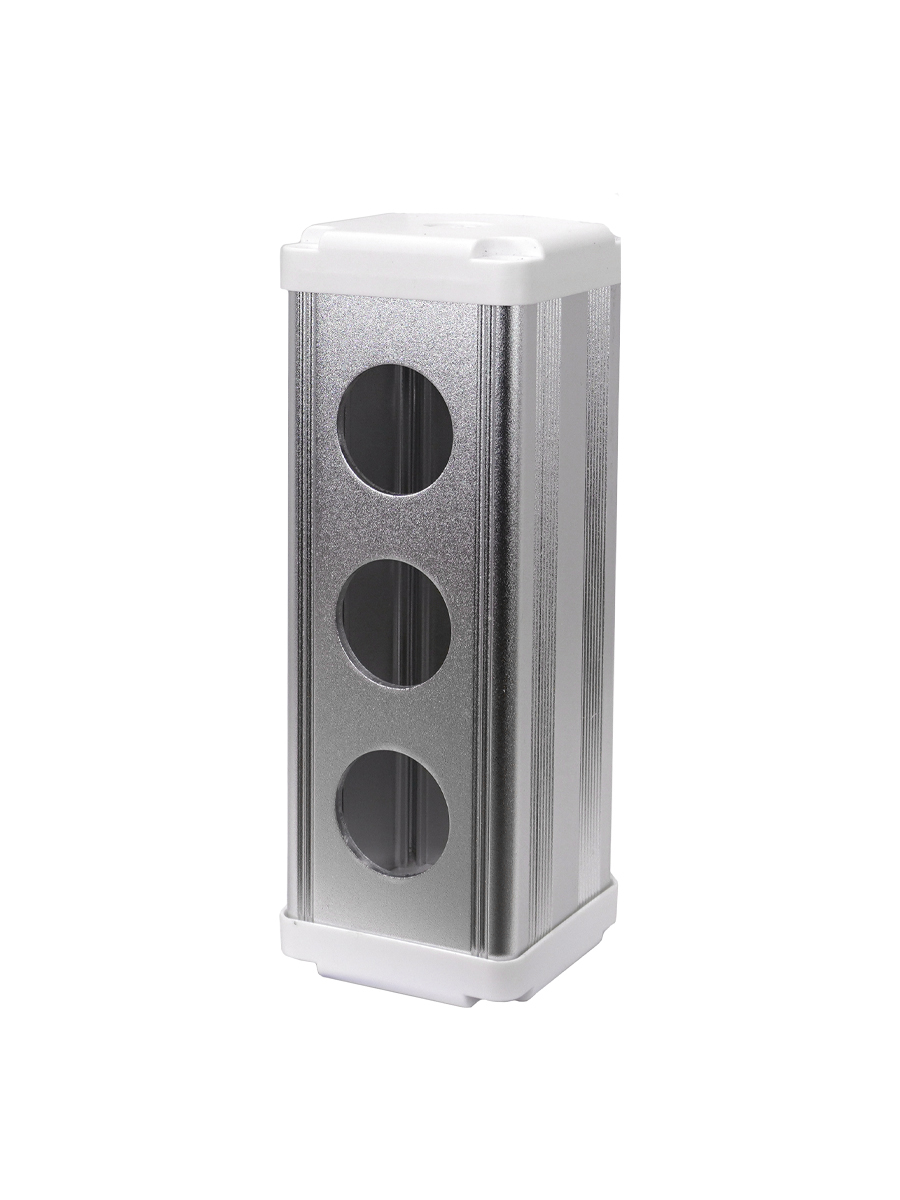 Корпус BXM47-A3/22, три отверстия Ø 22мм, с сальником, IP65  (ЭТ)